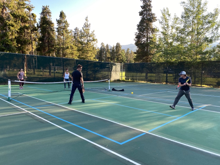 pickle ball in breckenridge for families